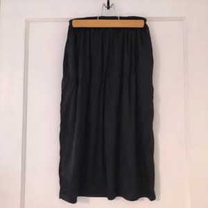 Baserange Silk Jogging Skirt Blue Black SZ S